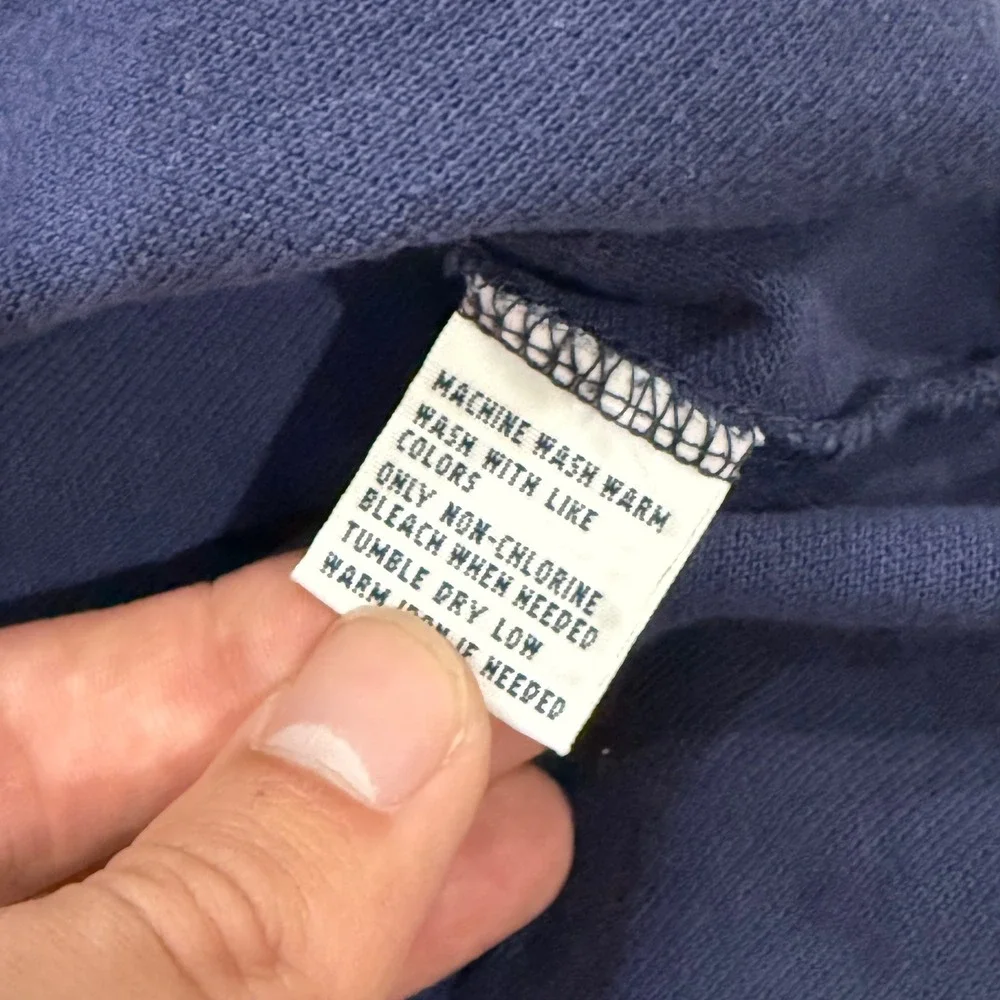 VTG 90s Polo Ralph Lauren Mens XL Navy Blue Big Pony Short Sleeve Cotton Shirt